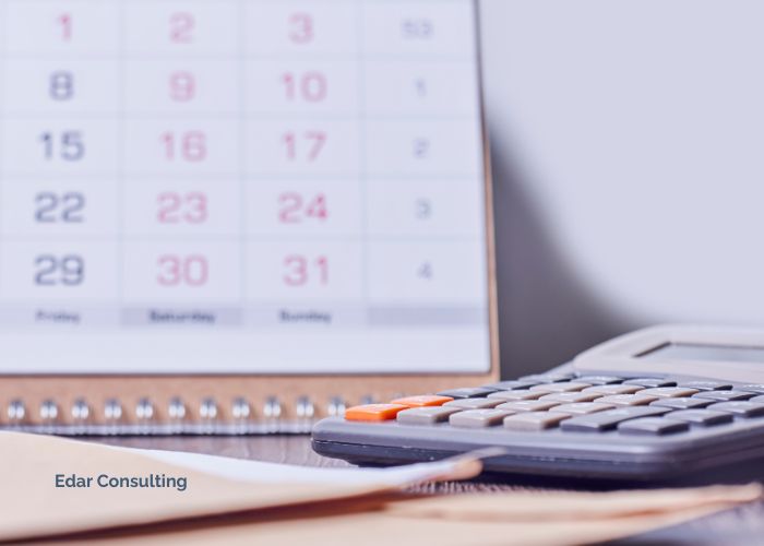 Calendario Fiscal para autonomos y pymes Edar Consulting